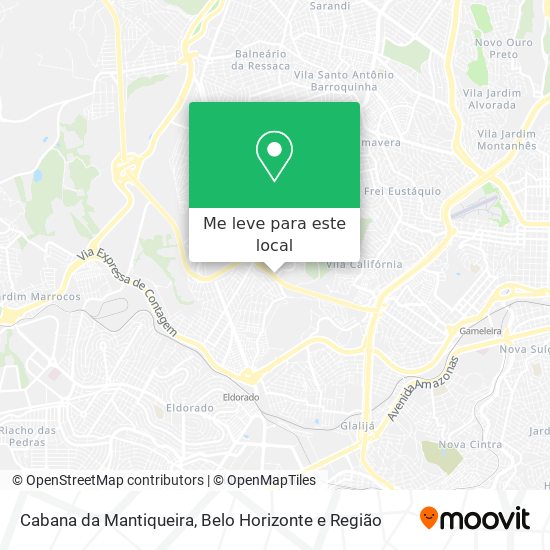 Cabana da Mantiqueira mapa