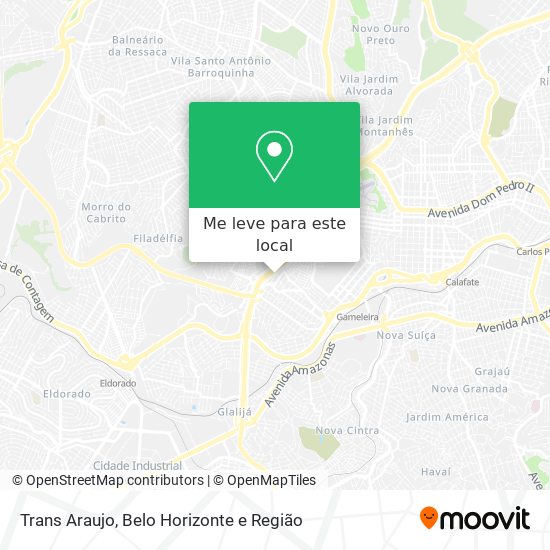 Trans Araujo mapa