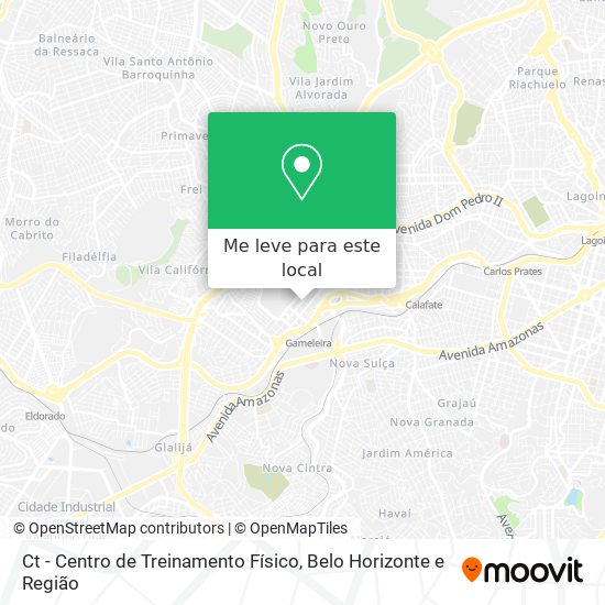 Ct - Centro de Treinamento Físico mapa