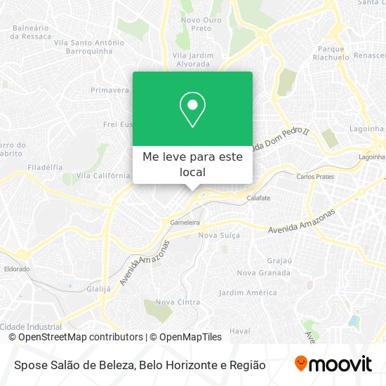 Spose Salão de Beleza mapa