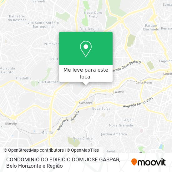 CONDOMINIO DO EDIFICIO DOM JOSE GASPAR mapa