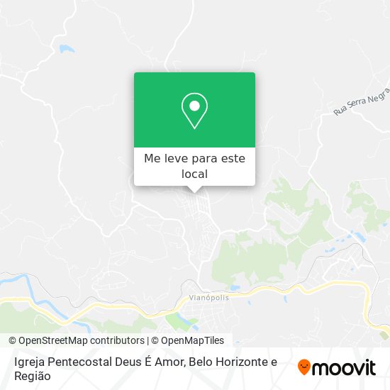 Igreja Pentecostal Deus É Amor mapa