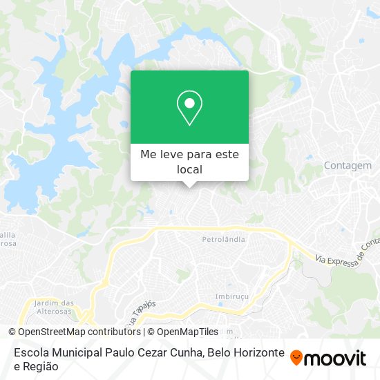 Escola Municipal Paulo Cezar Cunha mapa