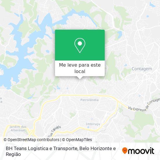 BH Teans Logistica e Transporte mapa