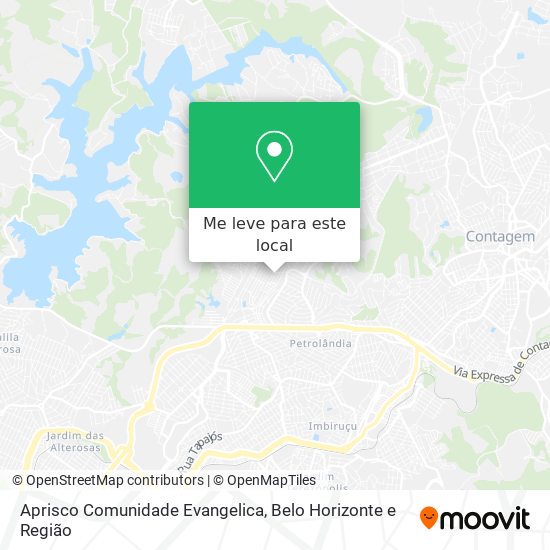 Aprisco Comunidade Evangelica mapa