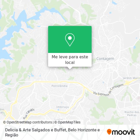 Delicia & Arte Salgados e Buffet mapa
