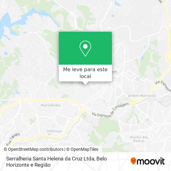 Serralheria Santa Helena da Cruz Ltda mapa