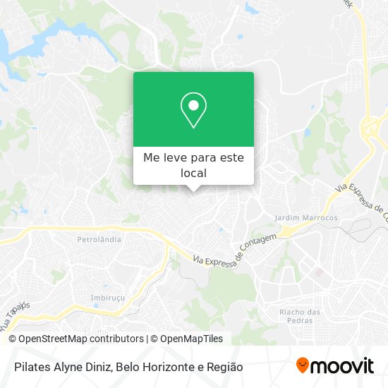 Pilates Alyne Diniz mapa