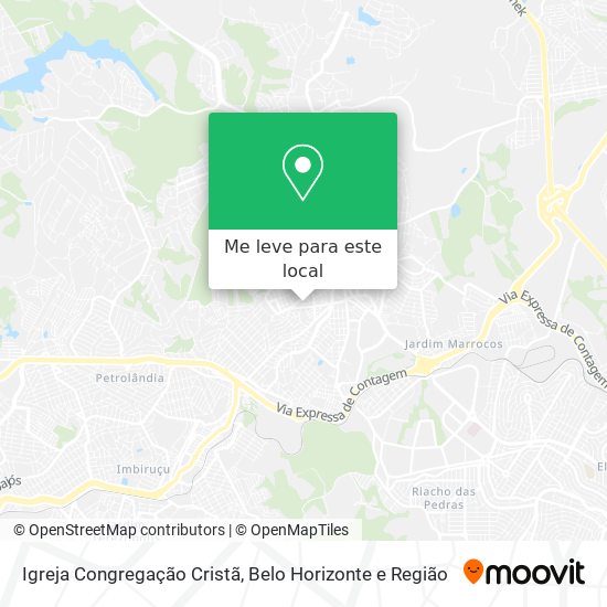 Igreja Congregação Cristã mapa