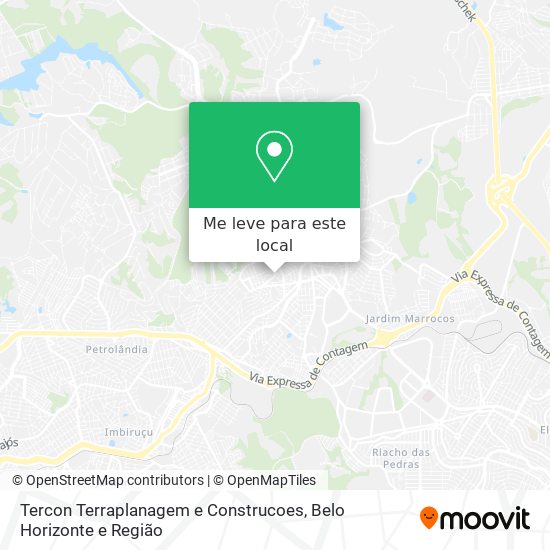 Tercon Terraplanagem e Construcoes mapa