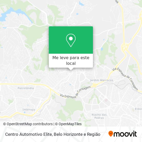 Centro Automotivo Elite mapa