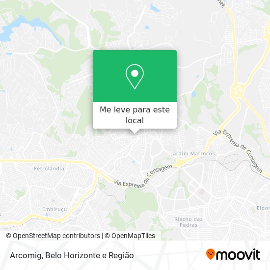 Arcomig mapa