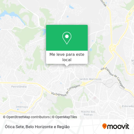 Ótica Sete mapa