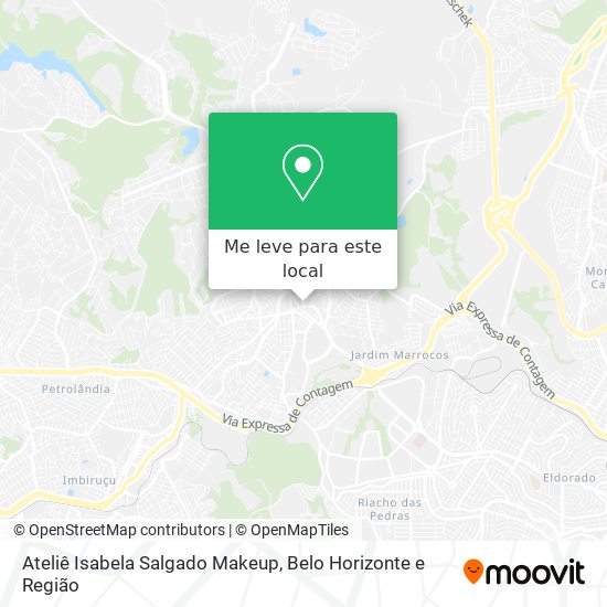 Ateliê Isabela Salgado Makeup mapa