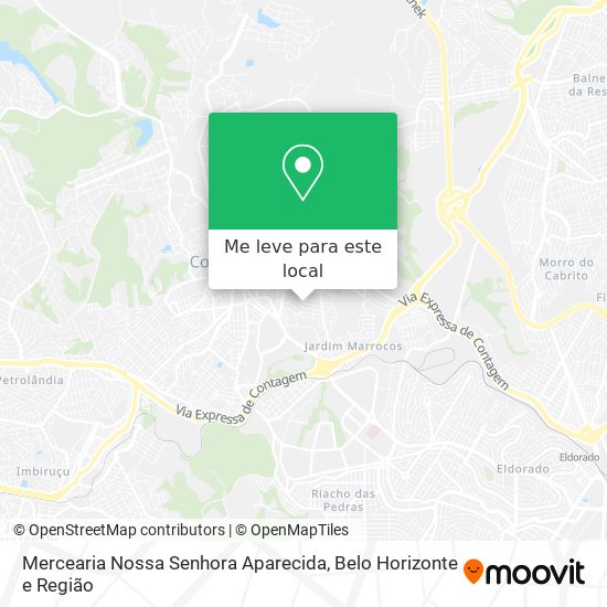 Mercearia Nossa Senhora Aparecida mapa