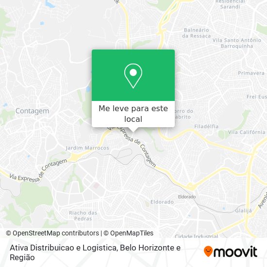 Ativa Distribuicao e Logistica mapa