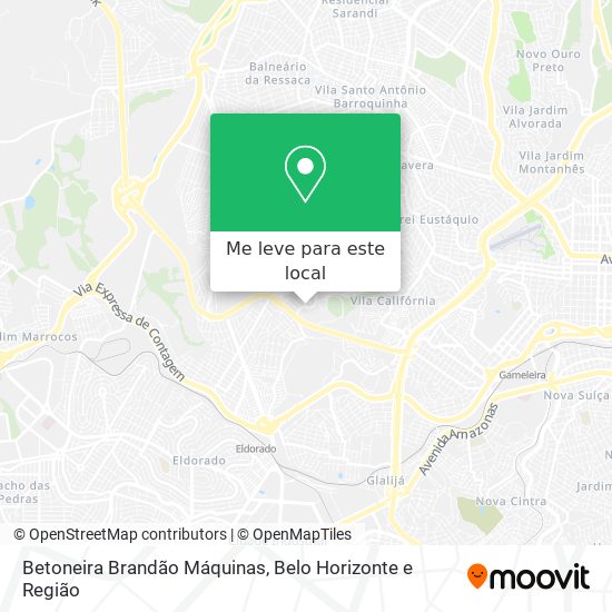 Betoneira Brandão Máquinas mapa