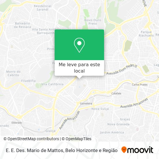 E. E. Des. Mario de Mattos mapa