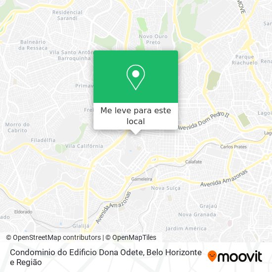 Condominio do Edificio Dona Odete mapa