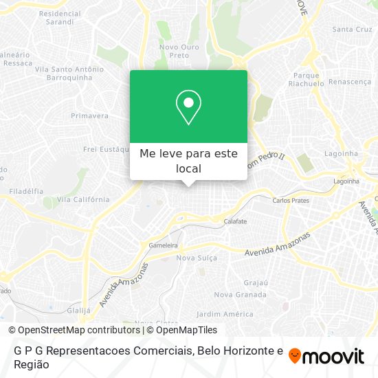 G P G Representacoes Comerciais mapa