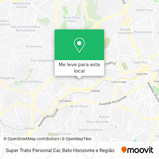 Super Trato Personal Car mapa