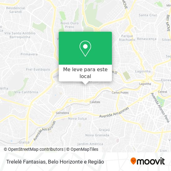 Trelelê Fantasias mapa