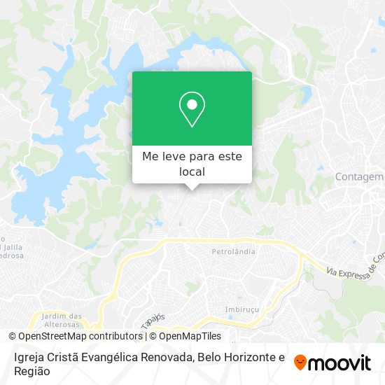 Igreja Cristã Evangélica Renovada mapa