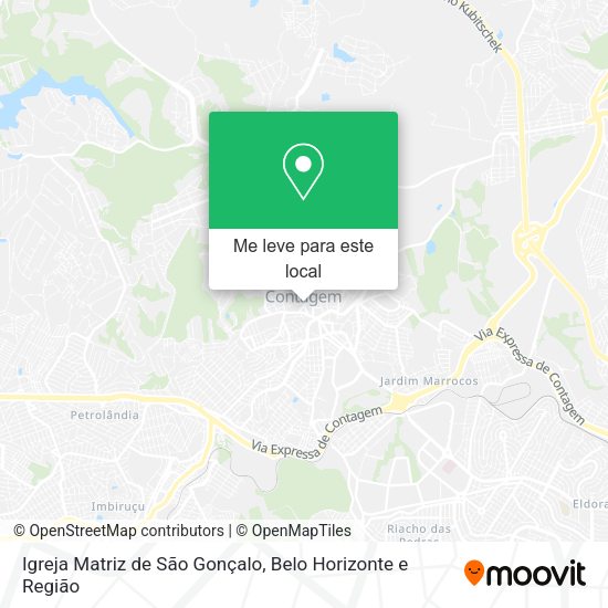 Igreja Matriz de São Gonçalo mapa