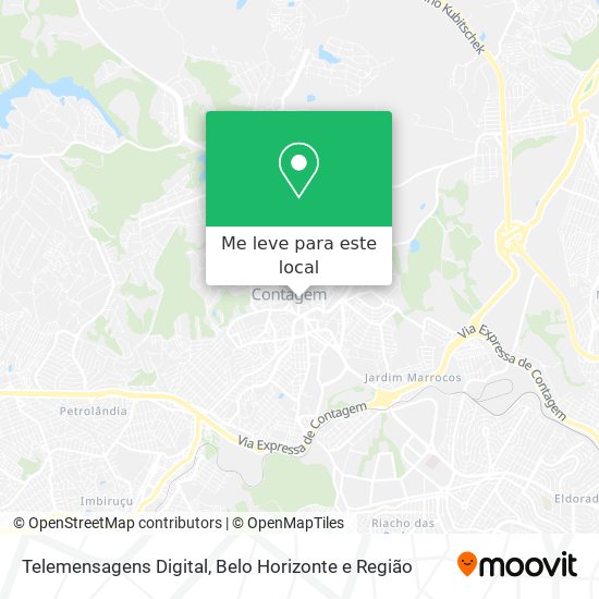 Telemensagens Digital mapa