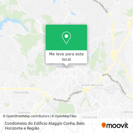Condominio do Edificio Alaggio Cunha mapa