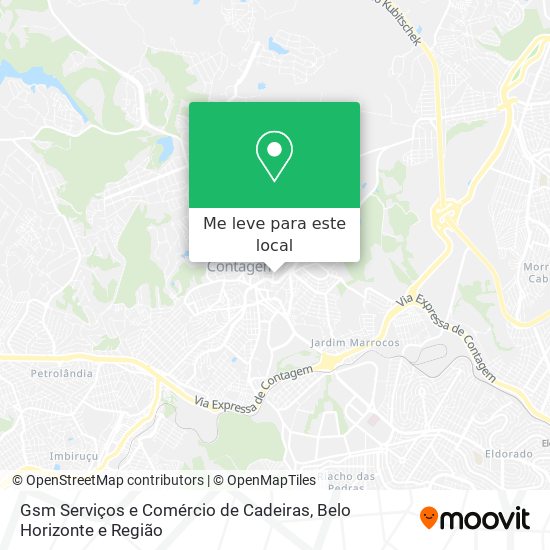 Gsm Serviços e Comércio de Cadeiras mapa