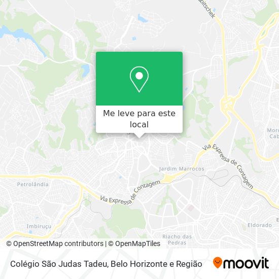 Colégio São Judas Tadeu mapa