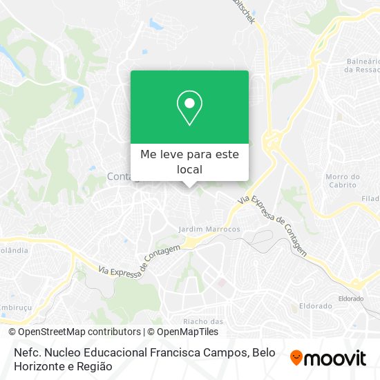 Nefc. Nucleo Educacional Francisca Campos mapa