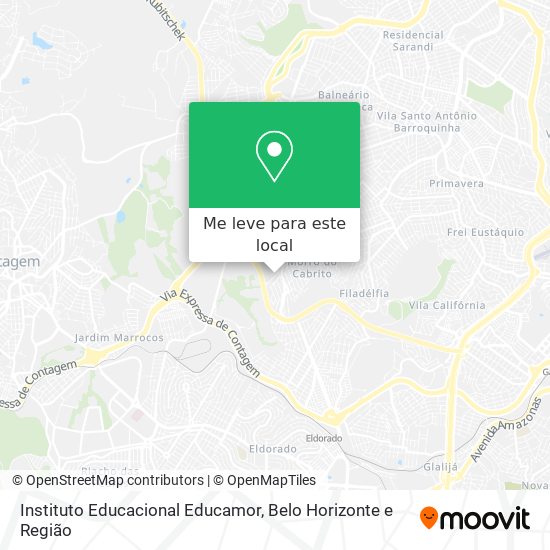Instituto Educacional Educamor mapa
