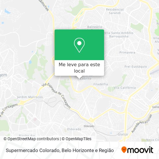 Supermercado Colorado mapa