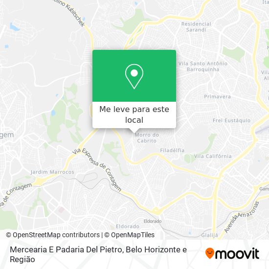 Mercearia E Padaria Del Pietro mapa