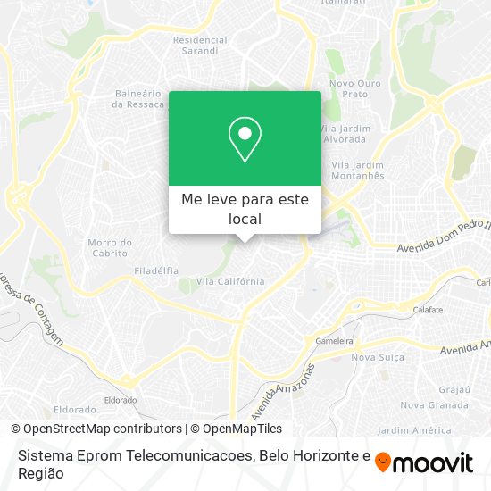 Sistema Eprom Telecomunicacoes mapa
