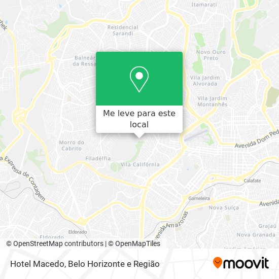 Hotel Macedo mapa