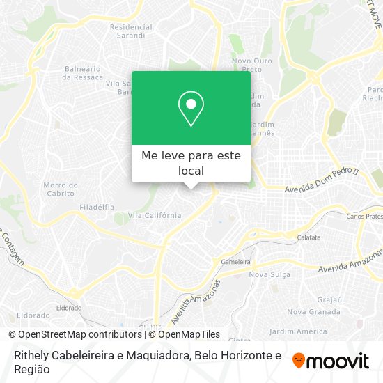 Rithely Cabeleireira e Maquiadora mapa