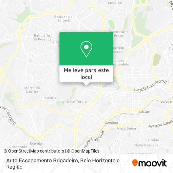 Auto Escapamento Brigadeiro mapa