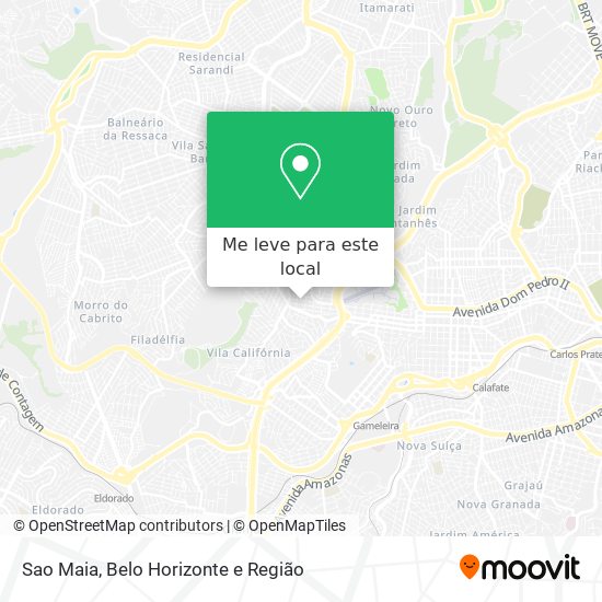 Sao Maia mapa