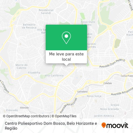Centro Poliesportivo Dom Bosco mapa