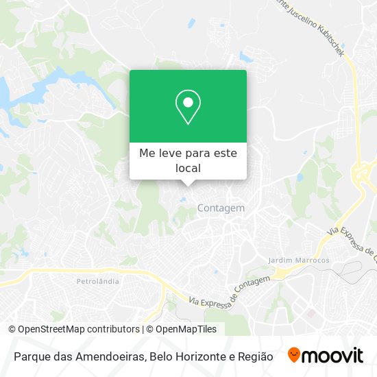Parque das Amendoeiras mapa