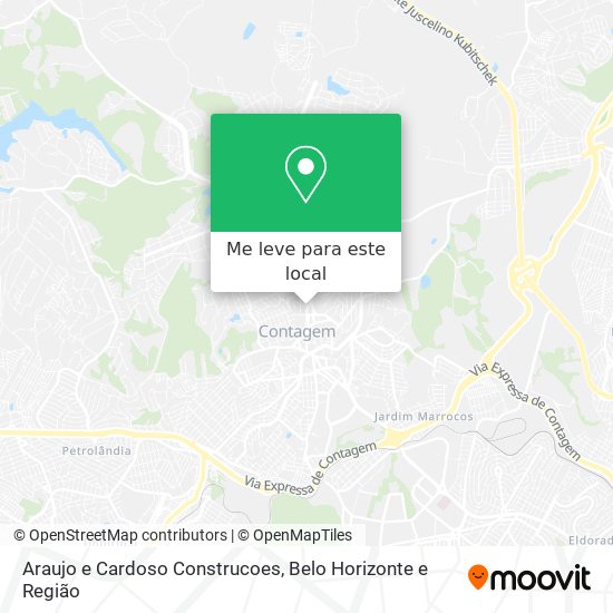 Araujo e Cardoso Construcoes mapa