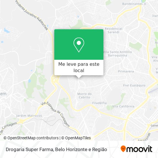 Drogaria Super Farma mapa