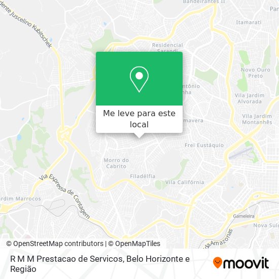 R M M Prestacao de Servicos mapa