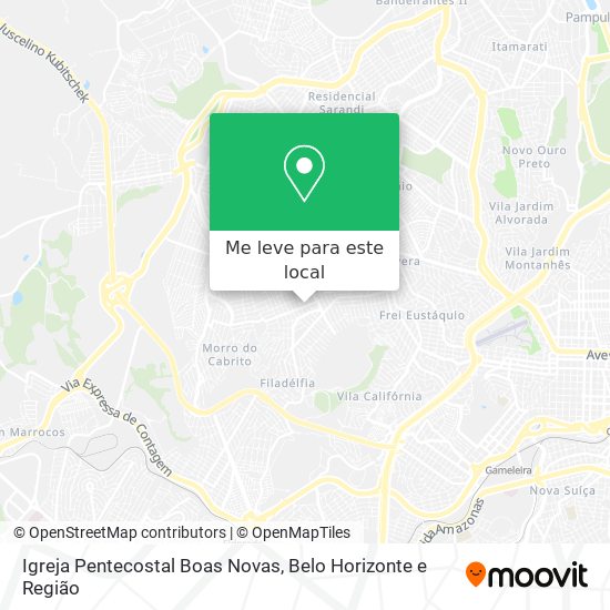 Igreja Pentecostal Boas Novas mapa