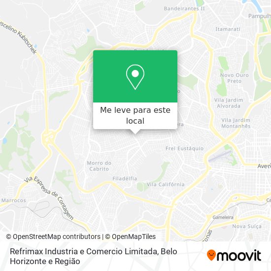 Refrimax Industria e Comercio Limitada mapa