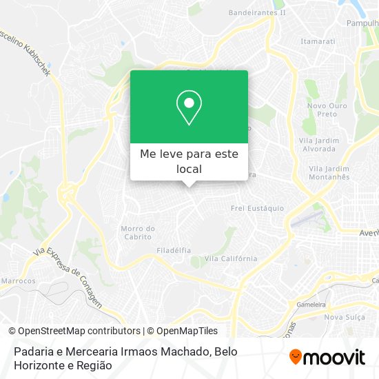 Padaria e Mercearia Irmaos Machado mapa