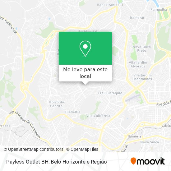 Payless Outlet BH mapa